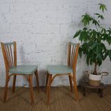 Pair of Baumann chairs revamped