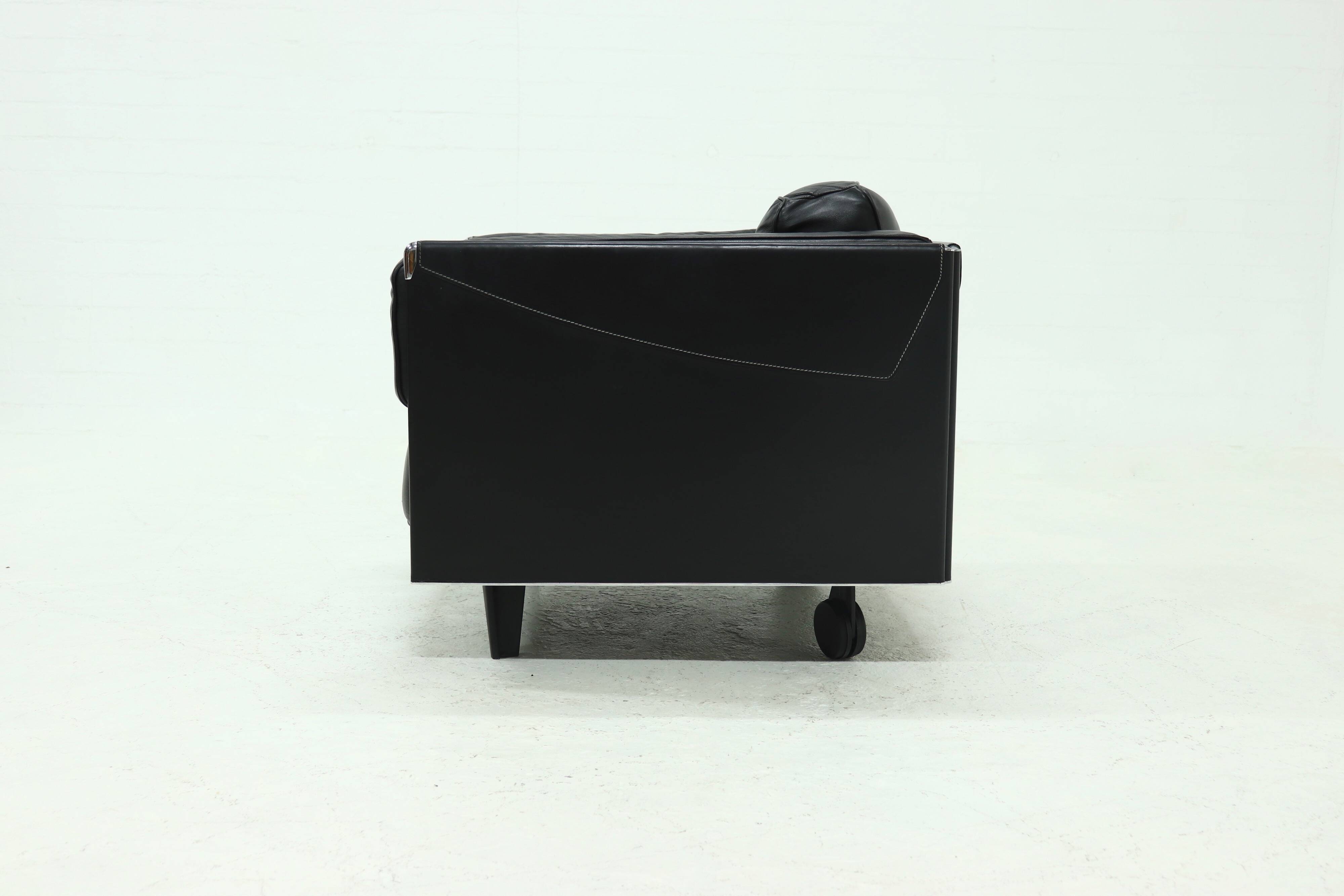 Lounge Chair Model Twice by Pierluigi Cerri for Poltrona Frau 1990s