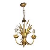 Lustre épis de blé style Hans Kögl - Hollywood Regency, années 70