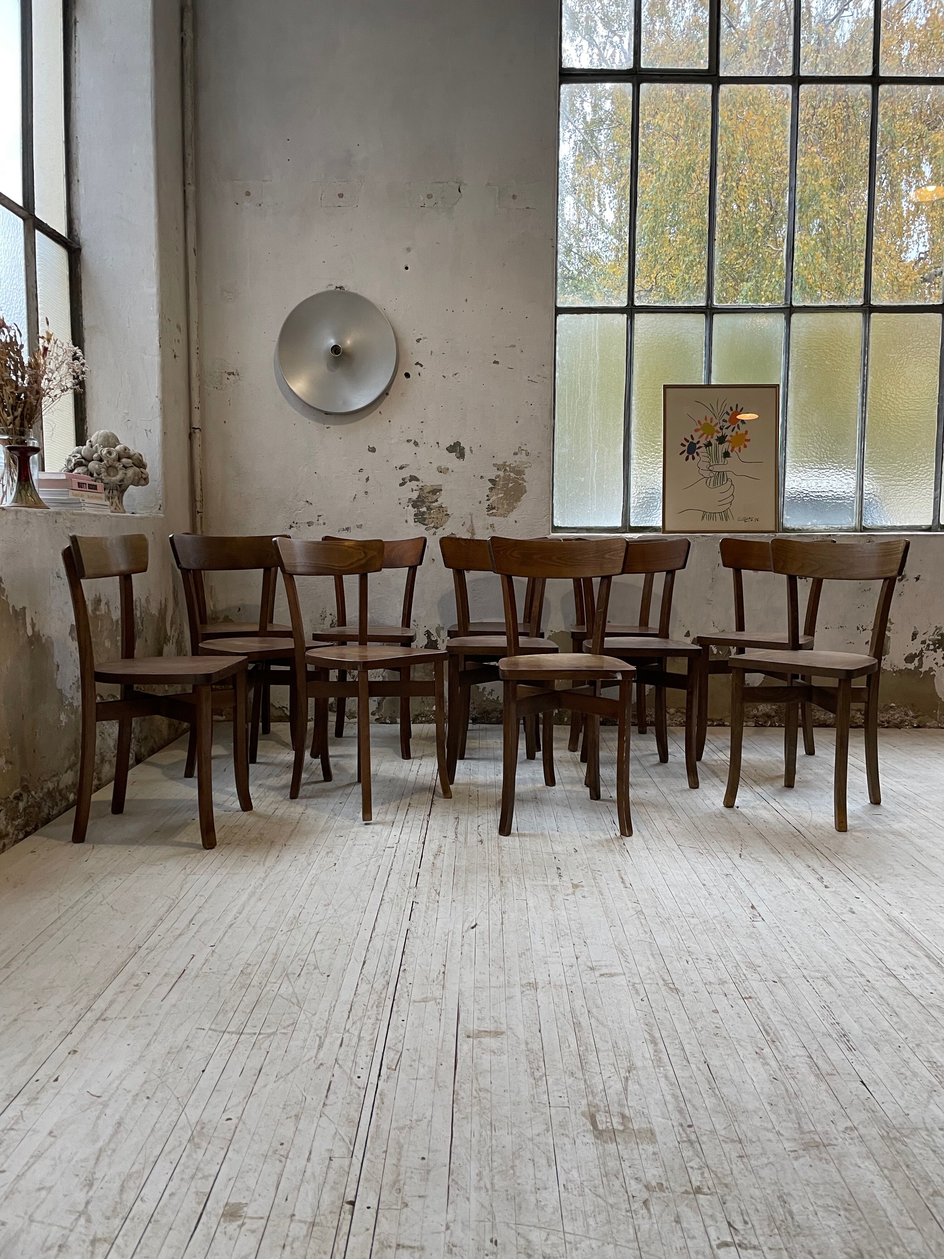 12 Baumann bistro chairs