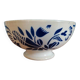 Digoin Badonviller ceramic bowl blue