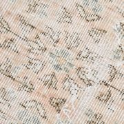 5x12 Pastel Beige Pink Turkish Vintage Area Rug, 160x375Cm