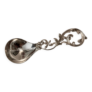 Cuillère à glace argent massif,