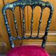 Black and gold Napoleon III chairs