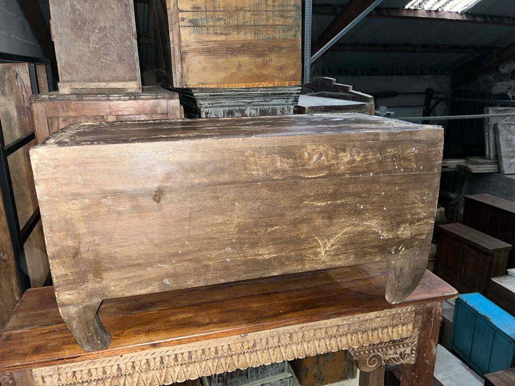 Small old chest with two drawers