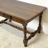 19th century solid oak desk or table