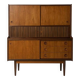 Vintage Johannes Andersen Scandinavian high sideboard from the 60s/70s