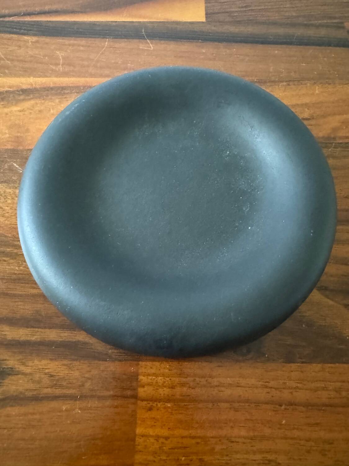 Memphis black ceramic pocket tray from the 80s