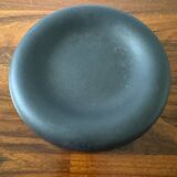 Memphis black ceramic pocket tray from the 80s