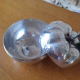 Empty silver metal pocket