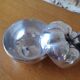 Empty silver metal pocket