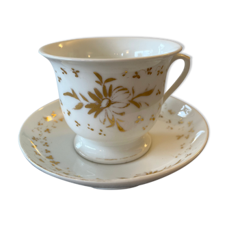 Tasse à thé ou chocolat en porcelaine