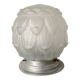 Art Deco frosted glass ball ceiling light