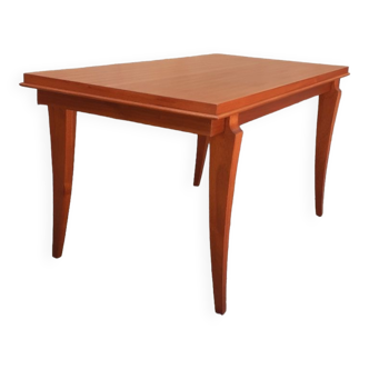 Vintage coffee table year 60 in teak and mahogany