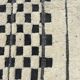 Magnificent Moroccan Beni Ouarain Berber Rug - White and Gray - Dimensions 205x320 cm