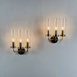 Hans-Agne Jakobsson Wall Lamps “Sonata” Model V 169/3 Markaryd, Sweden, 1960s