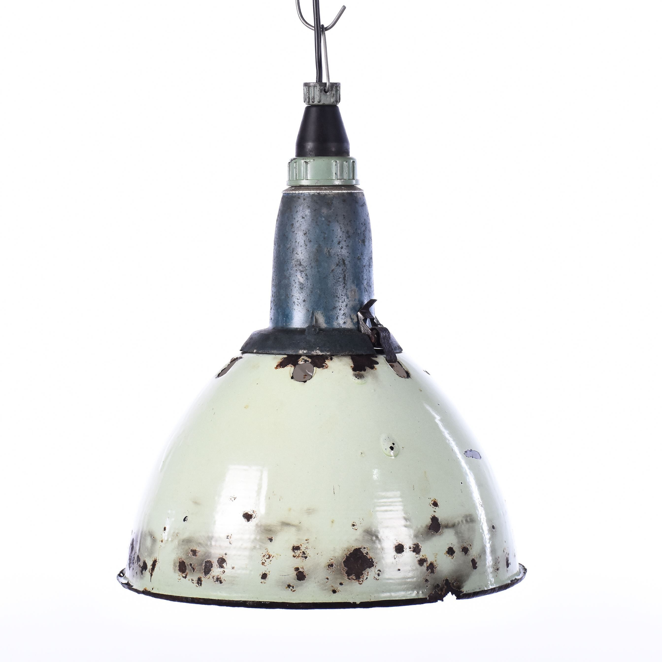 Enamel pendant lamp