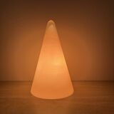 Matte Pink glass SCE Teepee table lamp , 1970’s , France