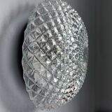 Vintage glass round wall lamp/ceiling