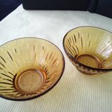 2 Véréco tempered glass bowls