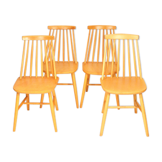 Série de 4 chaise scandinaves