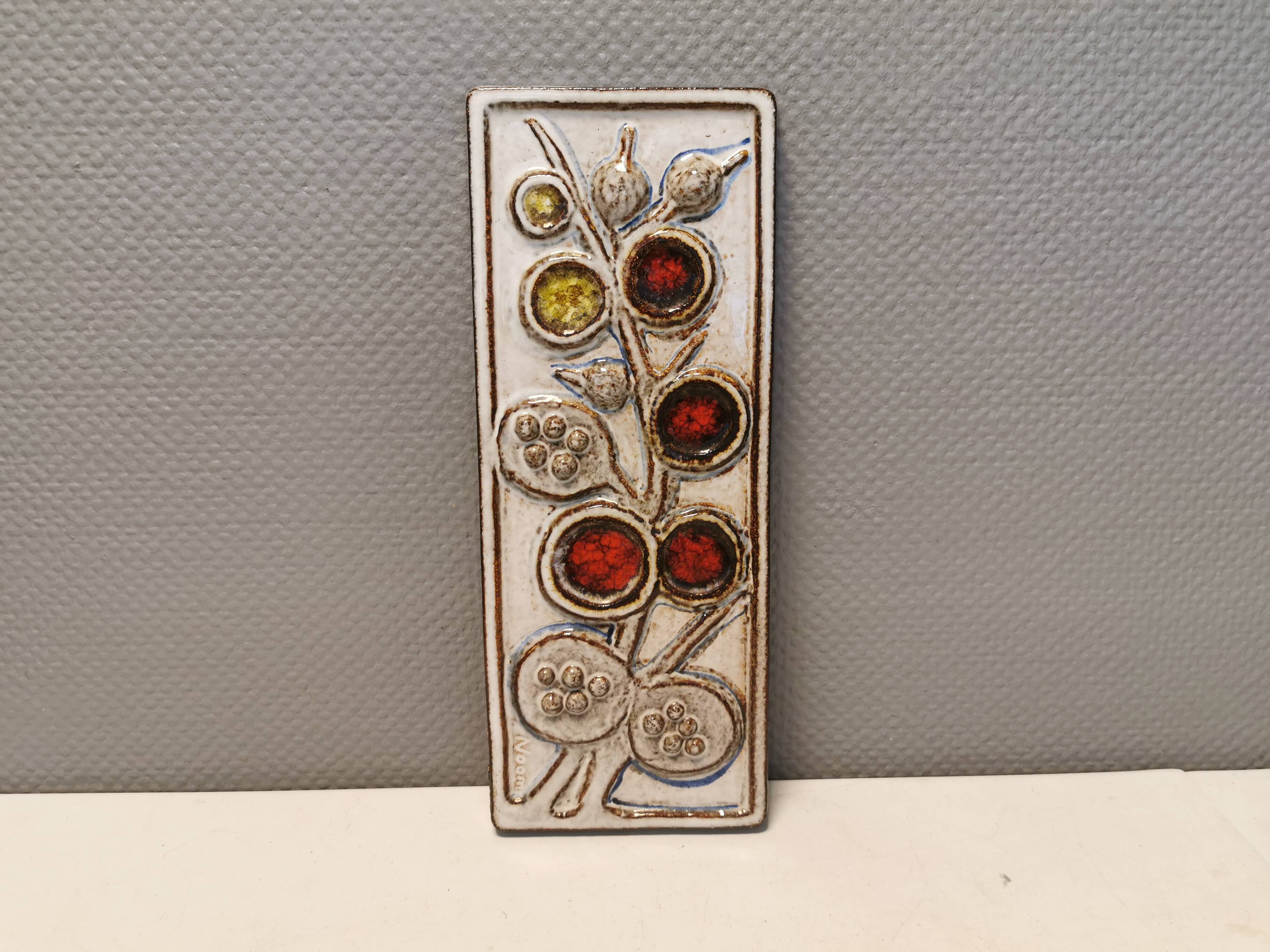 wall relief designed by Noomi Backhausen for Danish Søholm ceramics 1960-70s.