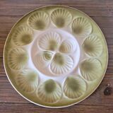 12 assiettes et un plat à huîtres vintage Moulin des Loups Orchies