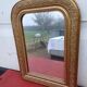 19th century wood and gilded stucco mirror