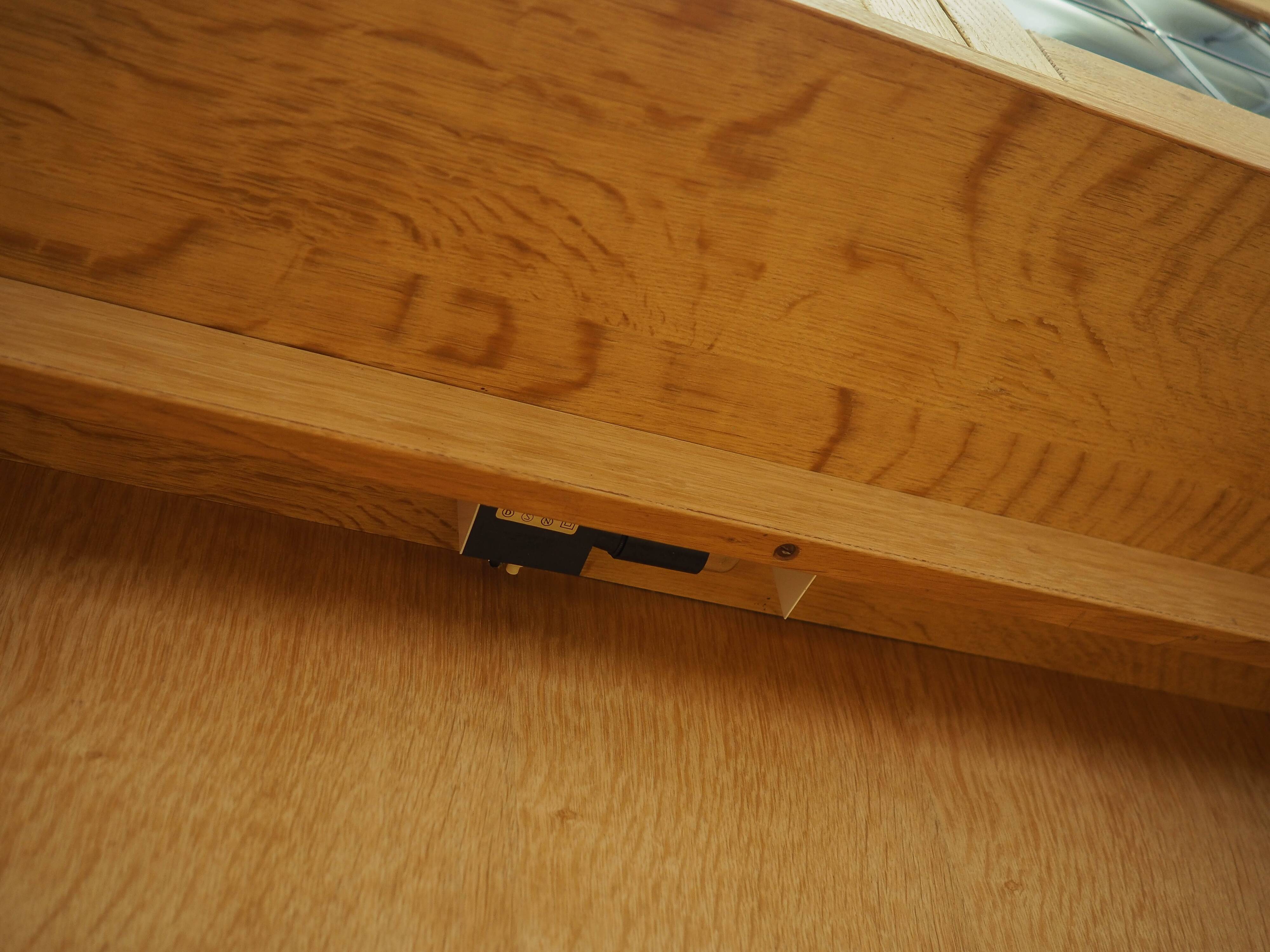 Henning Kjærnulf Oak Bookcase with Glass Doors, Danish 1960s