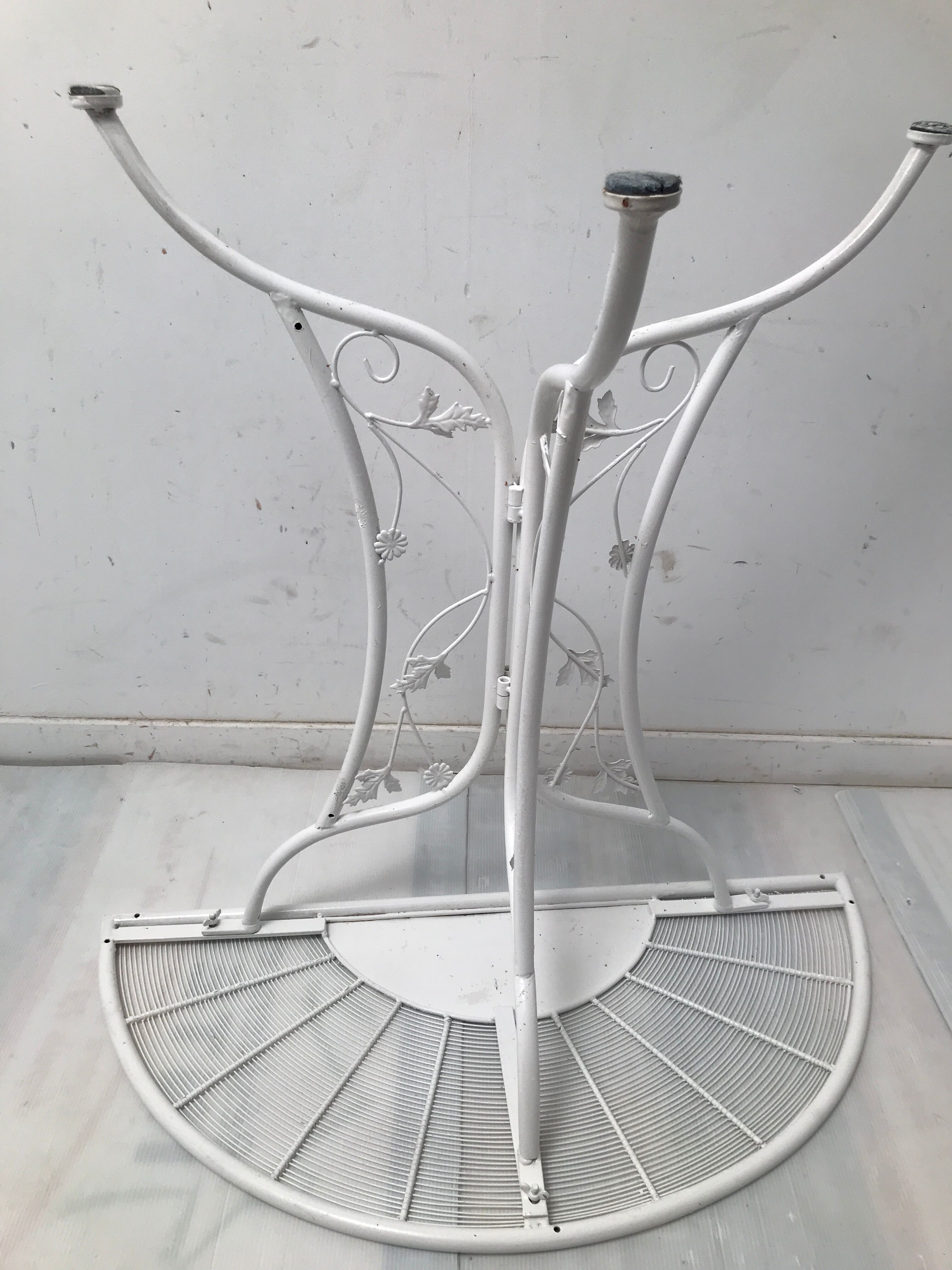Console table Half-Moon wrought iron
