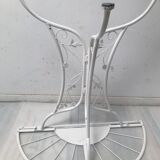 Console table demi-lune fer forgé