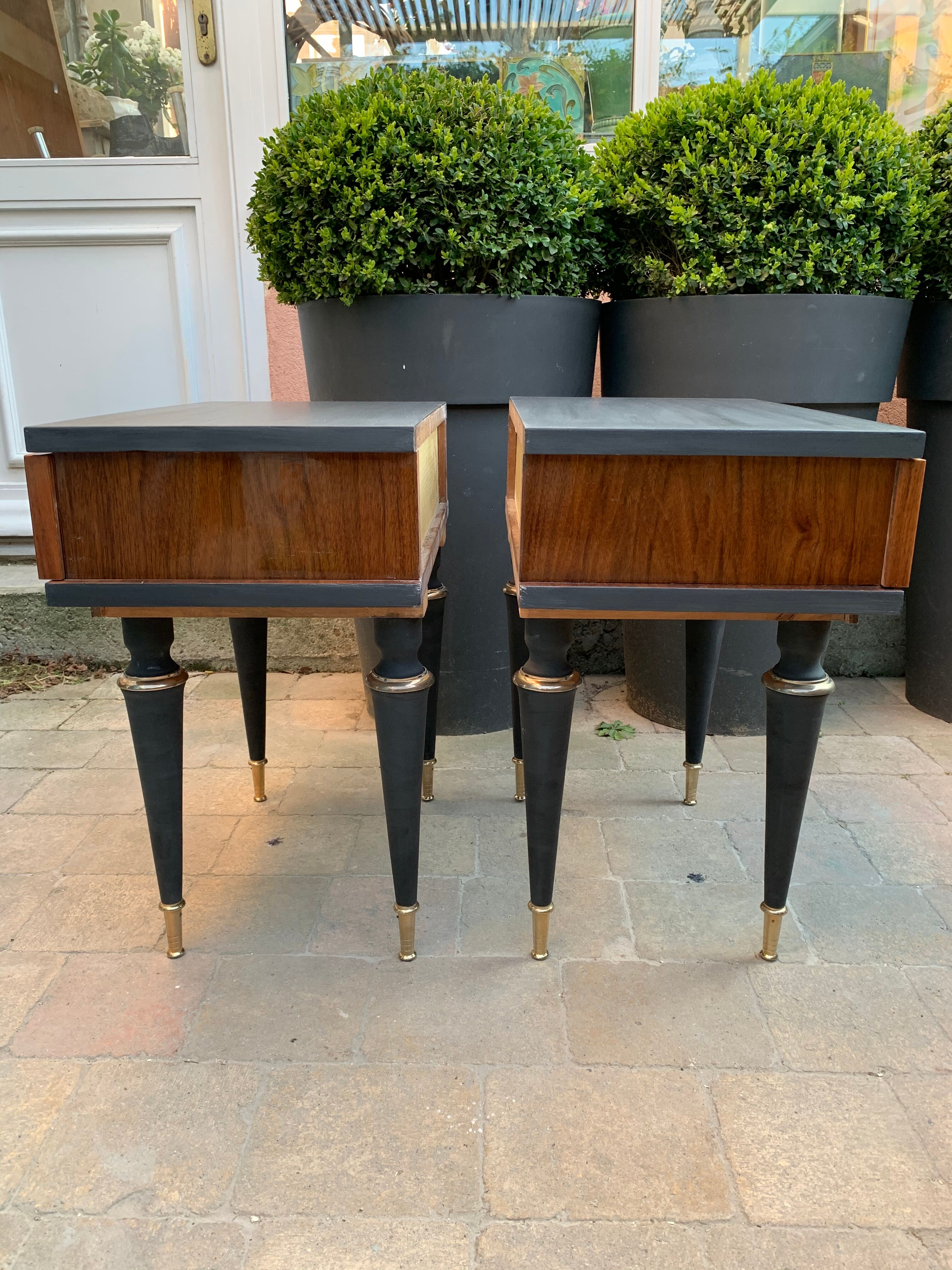 Pair of bedside tables 1970