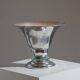 Lampe Art déco en aluminium et verre, 1960