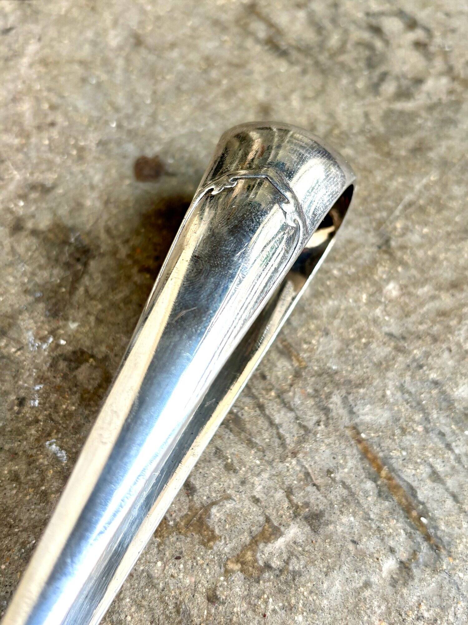 Christofle sugar tongs in silver metal