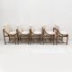 Set of Five Vittorio Rossi Dining Chairs for Lorenzon Italia , 1960s