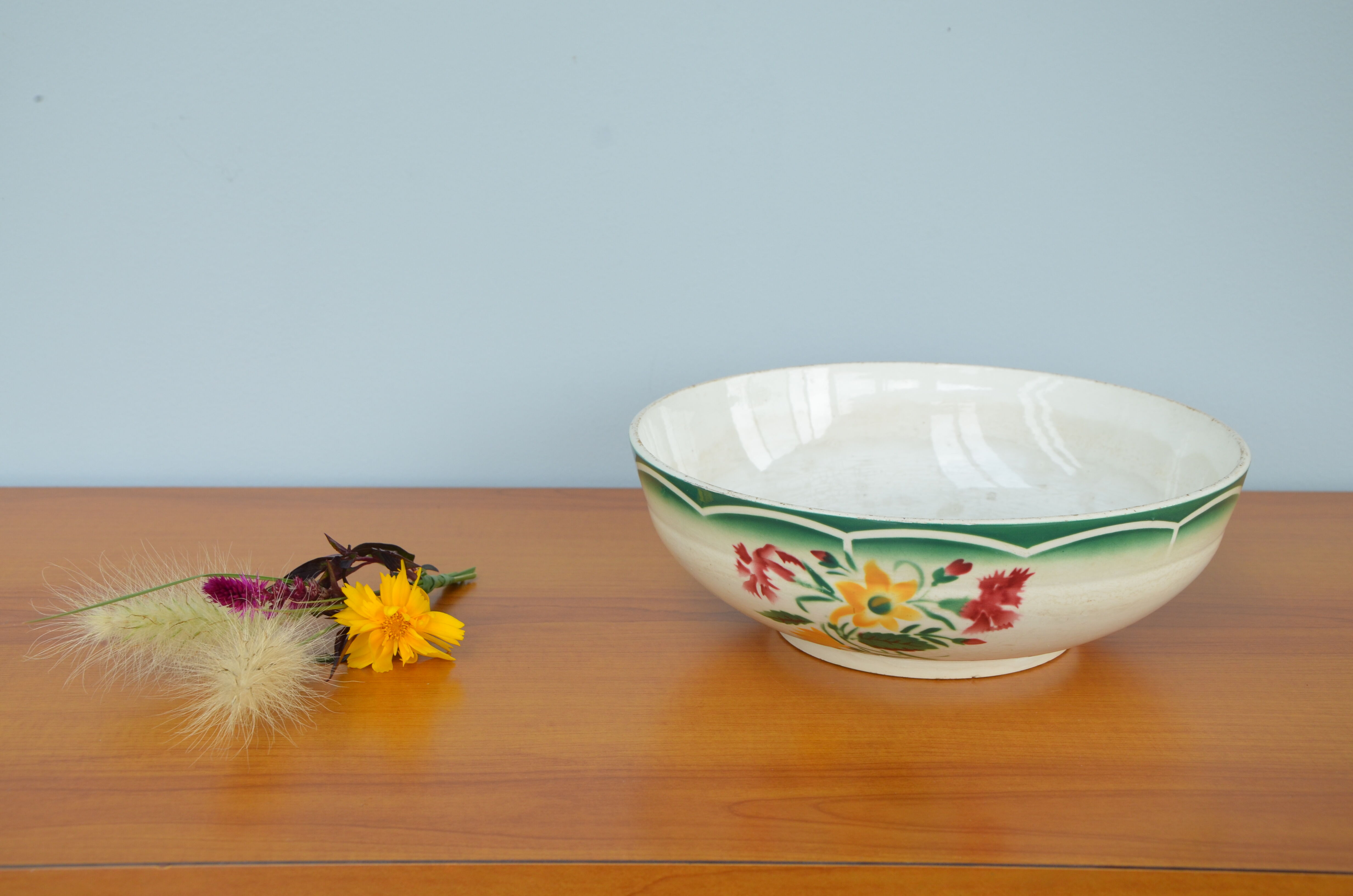 Salad bowl Digoin and Sarreguemine, Esper collection