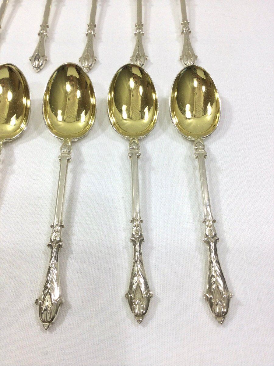 12 teaspoons art nouveau Christofle