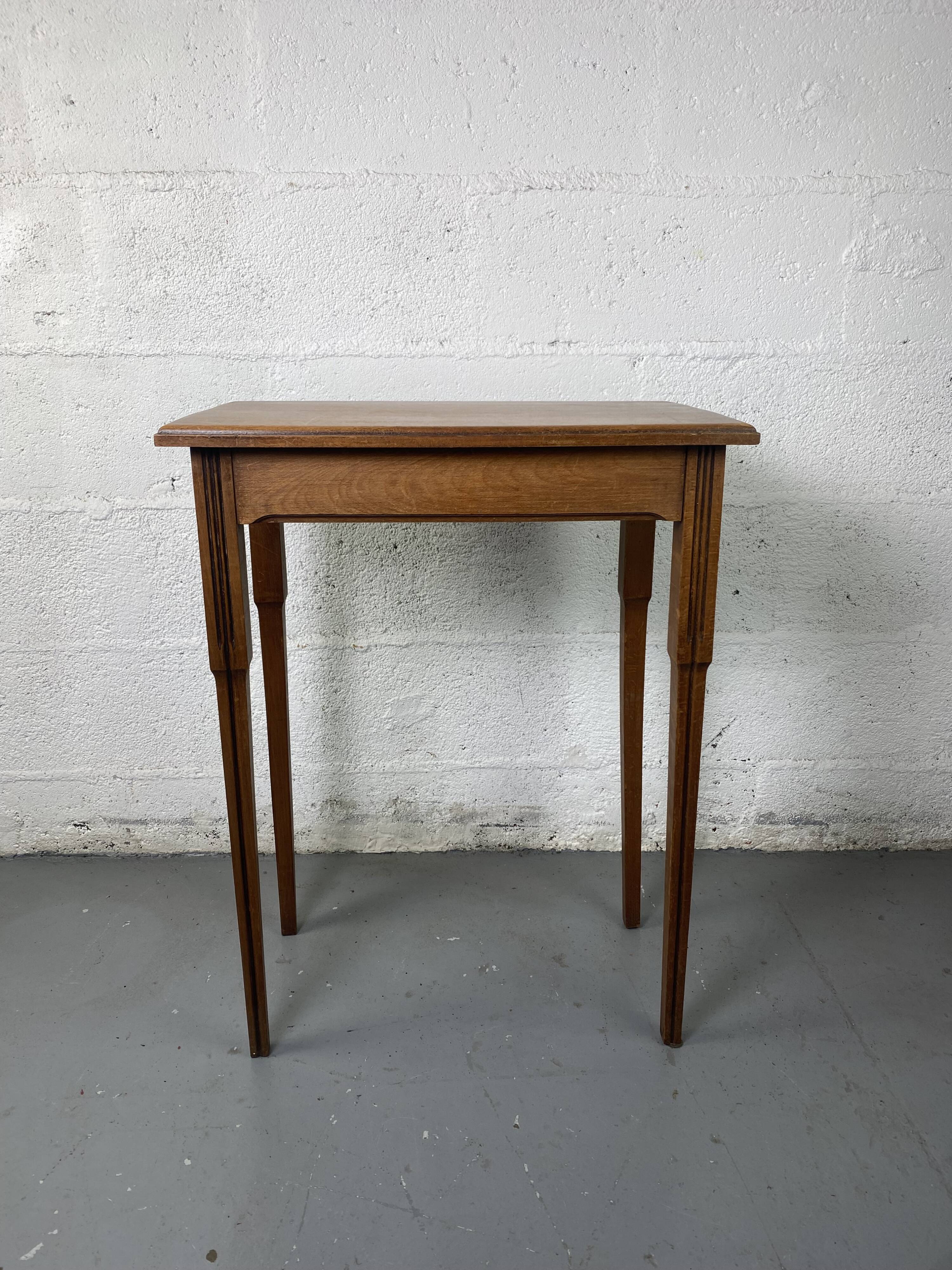 Mid-height wooden side table
