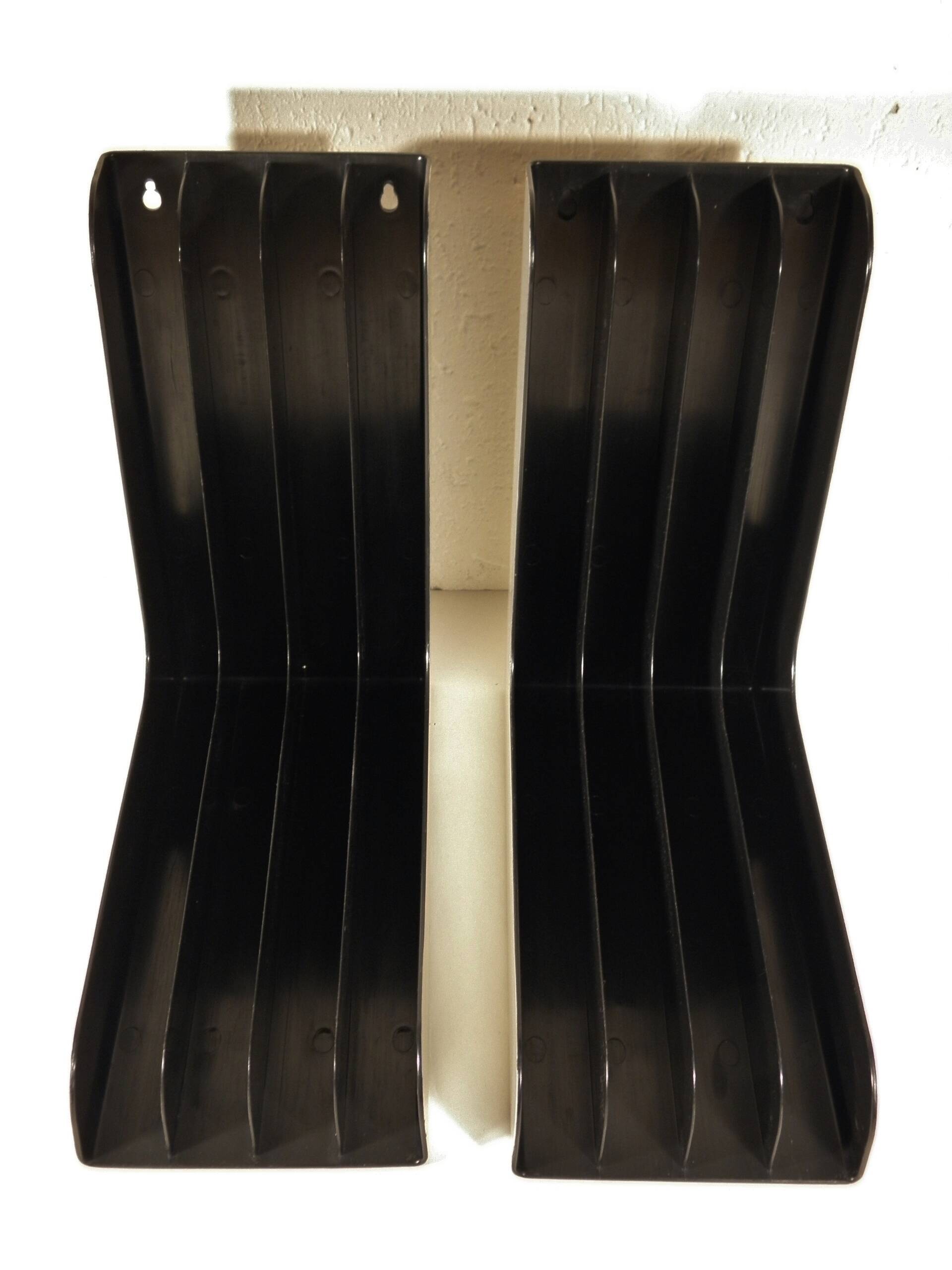 Two 70s vinyl holders