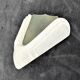 Art Deco plaster corner wall sink with frosted glass cut to 3 points