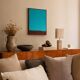 Minimalist painting "Meditative turquoise"