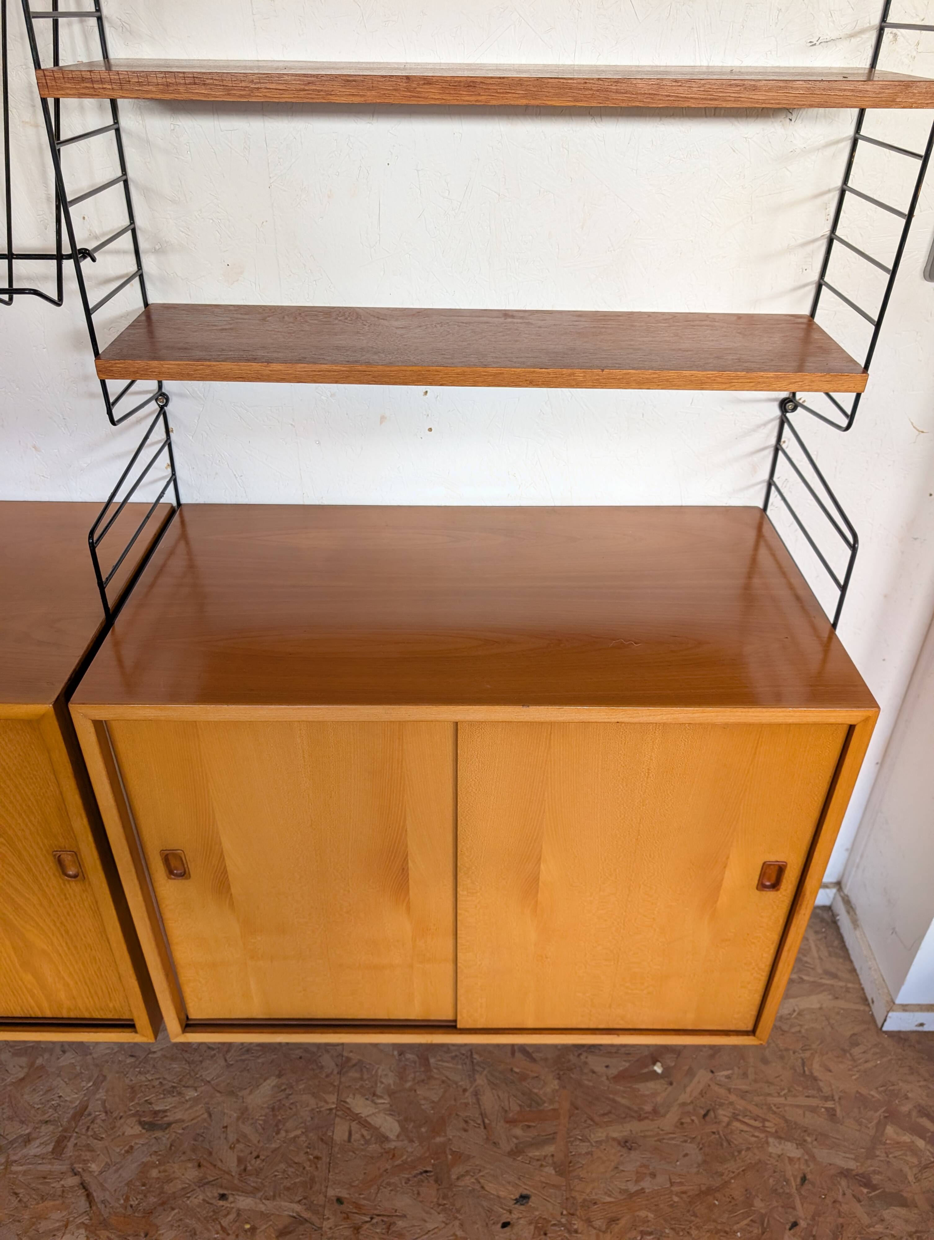 Original STRING wall unit by Nisse Strinning from the 1960s, Sweden.