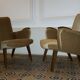 Pairs of armcchairs Danish 50/60s Arno Votteler knoll