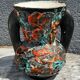 Vase amphore Rocaille, Fat Lava