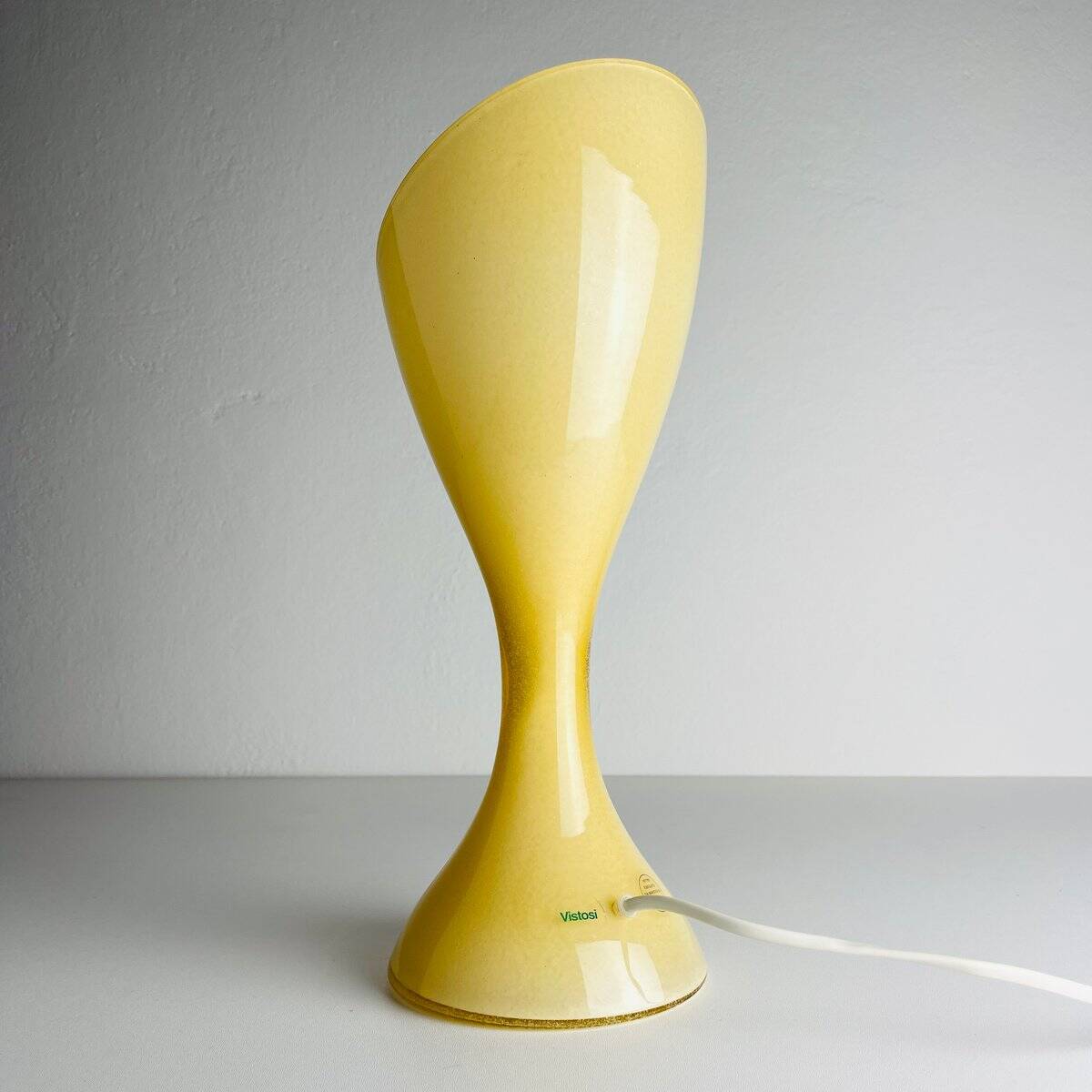 Vintage Murano table lamp by Vistosi, Italy, 1980s.