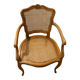 Fauteuil cabriolet canné – Style classique chic