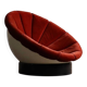 Luciano Frigerio Girasole lounge chair, Italy 1960s
