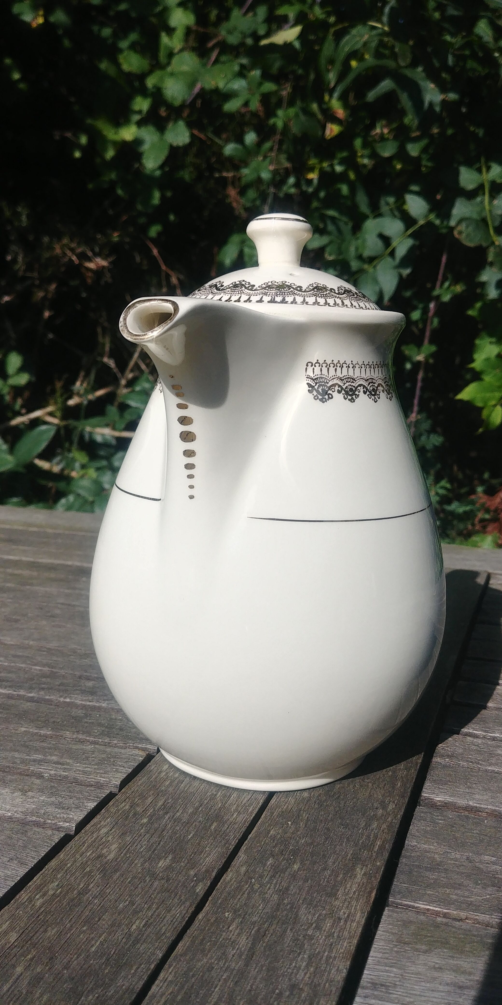 Large Teapot/Coffee Maker Vintage 50s/60s from Villeroy&Boch Mettlach Made in France Saar