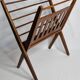 Folding teak magazine holder by Cees Braakman