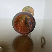 Large soliflore vase made of blown Murano glass, Venetian style, 1970s.